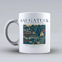 Thumbnail for SAUGATUCK - Poster - Mug - White