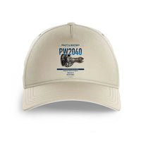Thumbnail for PW2040 design on beige printed hat