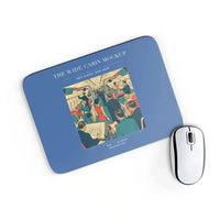Thumbnail for VINTAGE G4467 - The Wide Cabin Mockup - Designed Mouse Pads design on blue rectangle