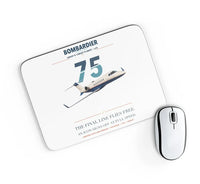 Thumbnail for Bombardier Learjet 75 Liberty design on white rectangle mouse pad