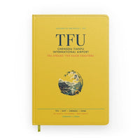 Thumbnail for Chengdu Tianfu International Airport (TFU) design on yellow notebook