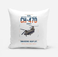 Thumbnail for Boeing CH-47D design on white pillow