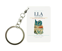 Thumbnail for Luleå Airport (LLA) design on white key chain