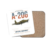 Thumbnail for A-20G Havoc design on white 1 piece coaster