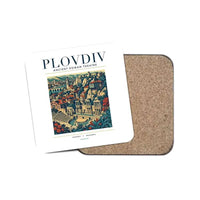 Thumbnail for PLOVDIV - Poster - Coaster - White