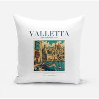 Thumbnail for VALLETTA - Poster - Pillow - White