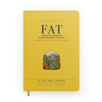 Thumbnail for Fresno Yosemite International Airport (FAT) design on yellow notebook