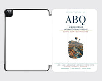 Thumbnail for Albuquerque International Sunport (ABQ) design on white ipad tablet case