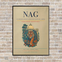 Thumbnail for Dr. Babasaheb Ambedkar International Airport NAG — Nagpur vertical canvas print - framed - beige background