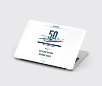 Thumbnail for Fokker 50 design on white MacBook case