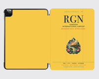 Thumbnail for Yangon International Airport (RGN) design on yellow ipad tablet case