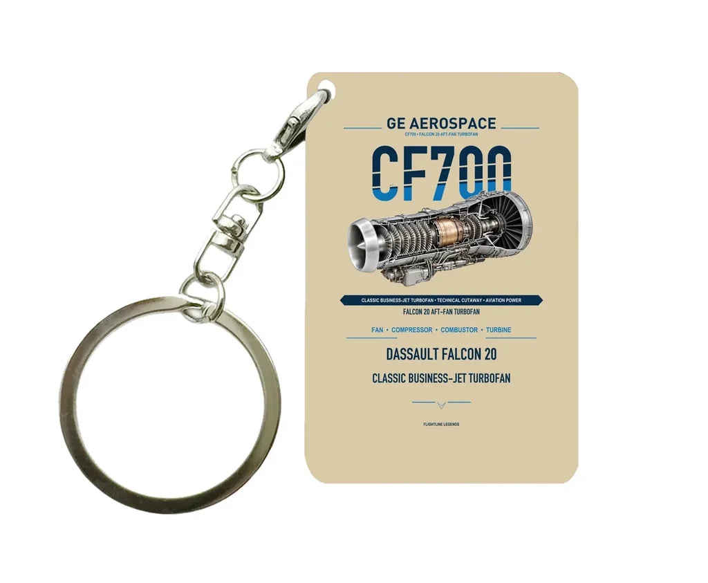 CF700 Key Chain design on beige key chain