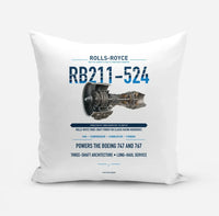 Thumbnail for RB211-524 design on white pillow