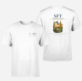 Double-Side Printing — Skellefteå Airport (SFT) Double-Side T-Shirt