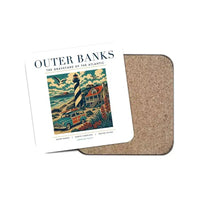 Thumbnail for OUTER BANKS - Poster - Coaster - White