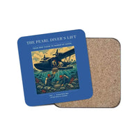 Thumbnail for The Pearl Diver's Lift - Designed Coasters design on blue 1-piece