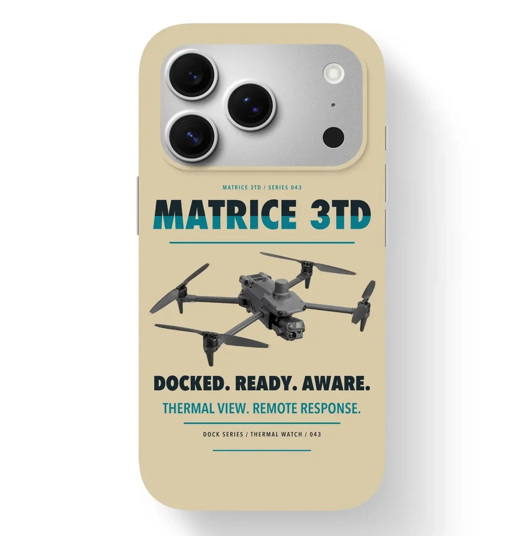 DJI Matrice 3TD Case design on beige iphone case