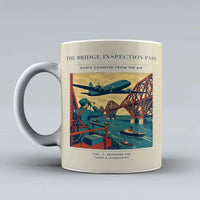 Thumbnail for VINTAGE G4482 - The Bridge Inspection Pass - Ceramic Mug design on beige