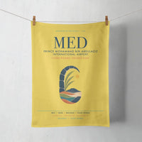 Thumbnail for Prince Mohammad Bin Abdulaziz International Airport (MED) design on yellow towel