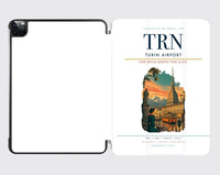 Thumbnail for Turin Airport (TRN) design on white ipad tablet case