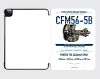 Thumbnail for CFM56-5B design on white ipad tablet case