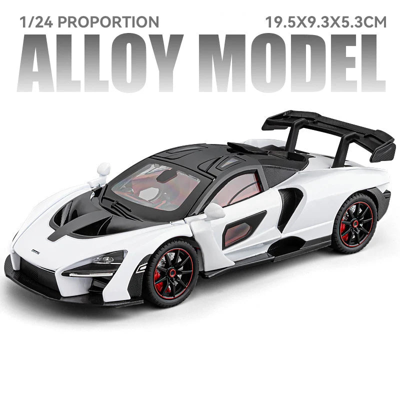 1:24 Realistic Alloy Sports Car Model - view 2