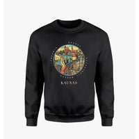 Thumbnail for KAUNAS - Badge - Sweatshirt - Black