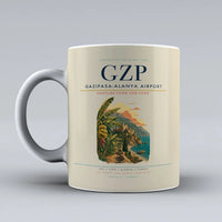 Thumbnail for Gazipasa-Alanya Airport (GZP) airport code design on beige ceramic mug