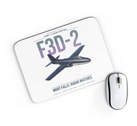 Thumbnail for F3D-2 Skyknight design on white rectangle mouse pad