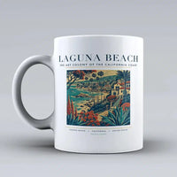 Thumbnail for LAGUNA BEACH - Poster - Mug - White
