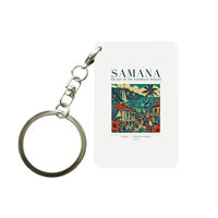 Thumbnail for SAMANA - Poster - Key Chain - White