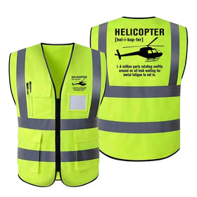 Helicopter [Noun] Reflective Vests