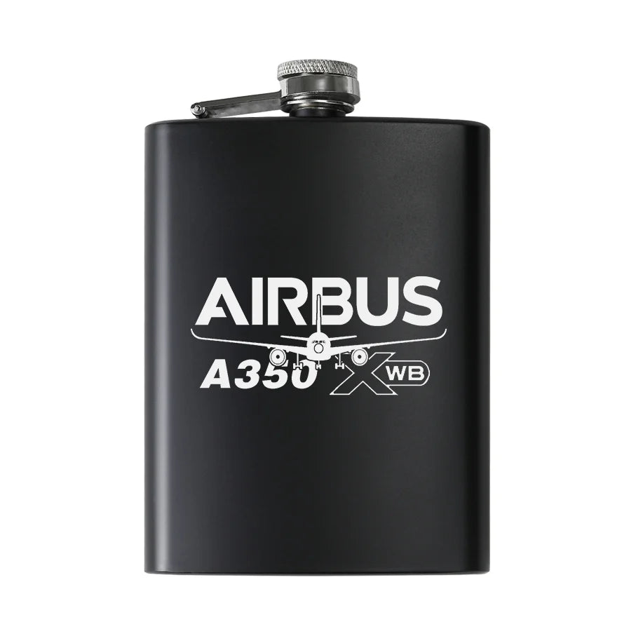 Customisable Airbus A350 Hip Flask - view 2
