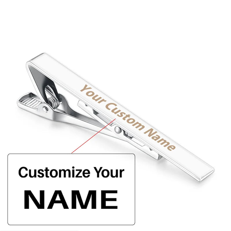 Customisable Name Tie Clip - view 3