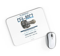 Thumbnail for CF6-80C2 design on white rectangle mouse pad