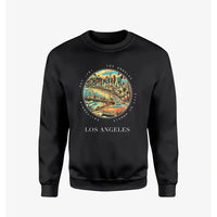 Thumbnail for LOS ANGELES - Badge - Sweatshirt - Black