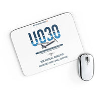 Thumbnail for Airbus U030 Flexrotor design on white rectangle mouse pad