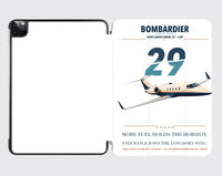 Thumbnail for Bombardier Learjet 29 design on white ipad tablet case