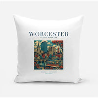 Thumbnail for WORCESTER - Poster - Pillow - White