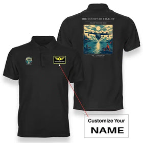 The Moonpath Takeoff Premium Polo T-Shirts