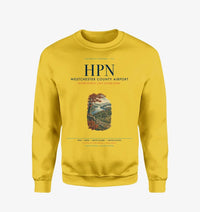 Thumbnail for Westchester County Airport (HPN) design on yellow sweatshirt