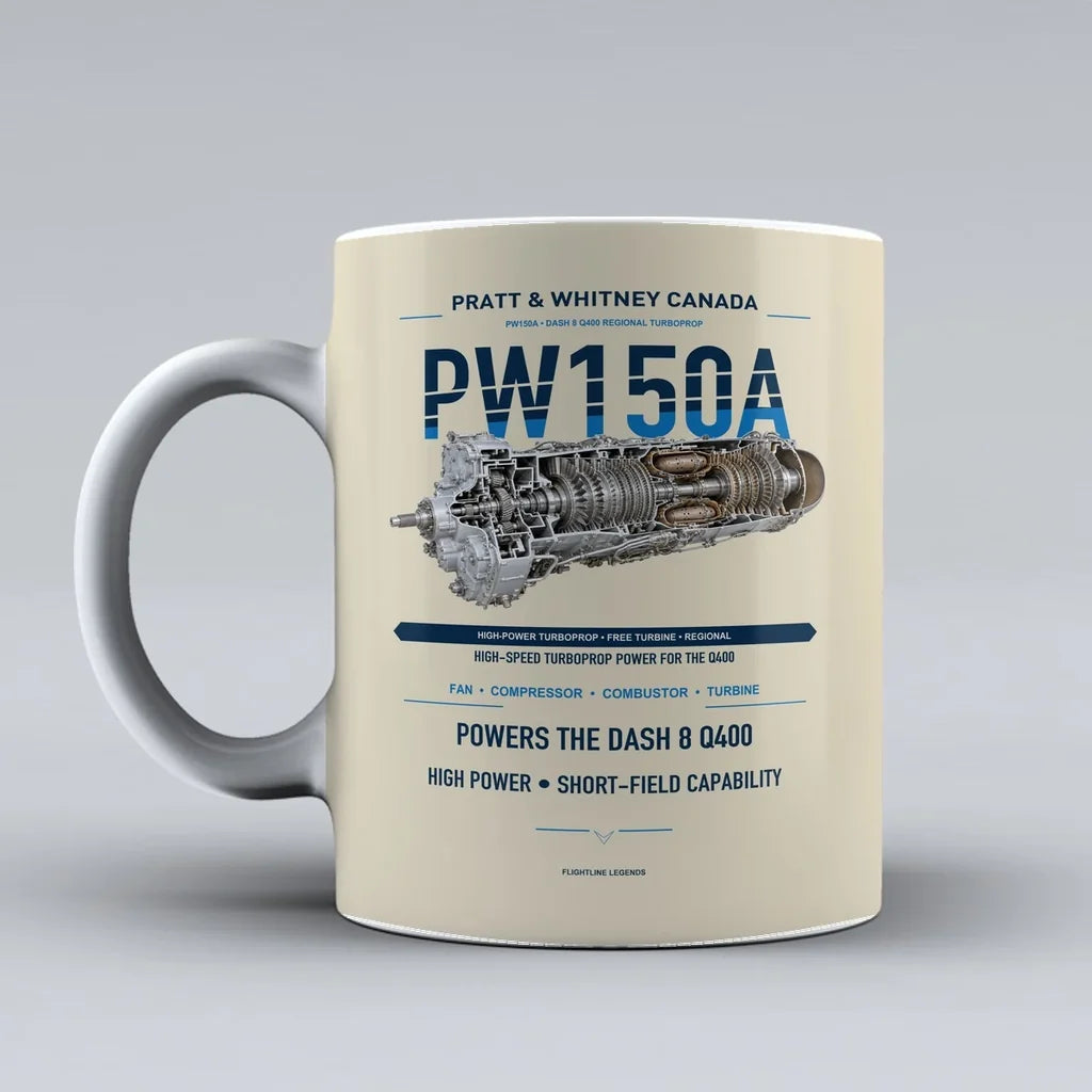 Mug design on beige pw150a
