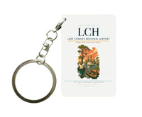 Thumbnail for Lake Charles Regional Airport (LCH) design on white key chain