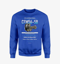 Thumbnail for CFM56-5B design on blue sweatshirt