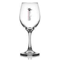 Thumbnail for Customisable Aviation Alphabet Wine Glass - view 2