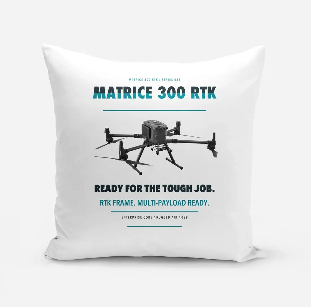 DJI Matrice 300 RTK design on white pillow