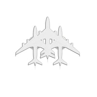 Thumbnail for Colourful 3 Airplanes Brooch - view 2