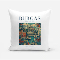 Thumbnail for BURGAS - Poster - Pillow - White