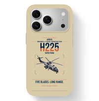 Thumbnail for Airbus H225 design on beige magsafe iphone case, for iPhone 17 Pro