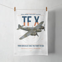 Thumbnail for Bristol Beaufighter TF X design on white towel